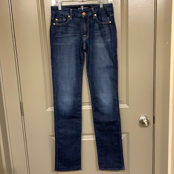 7 For All Mankind Denim - 7 for all mankind straight leg jeans